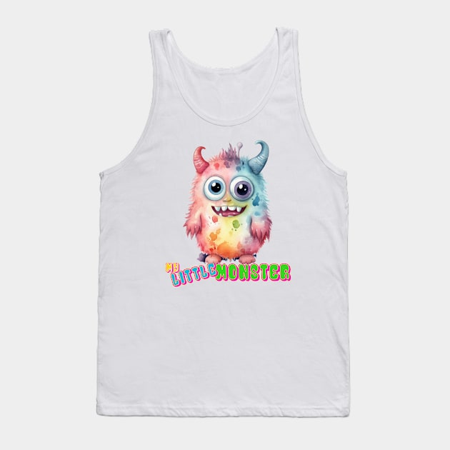 My Little Monster Tank Top by Peter the T-Shirt Dude